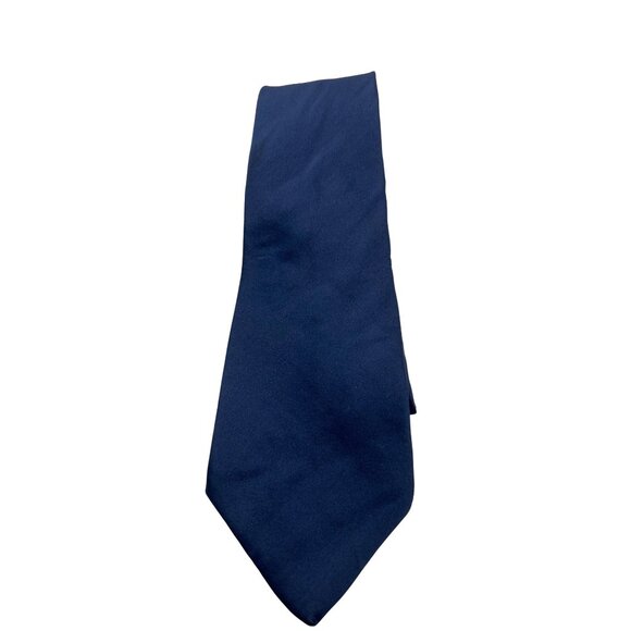 Zylos George Machado Mens Silk Navy Tie 100% Imported Silk Classic Style 5m - Picture 1 of 4
